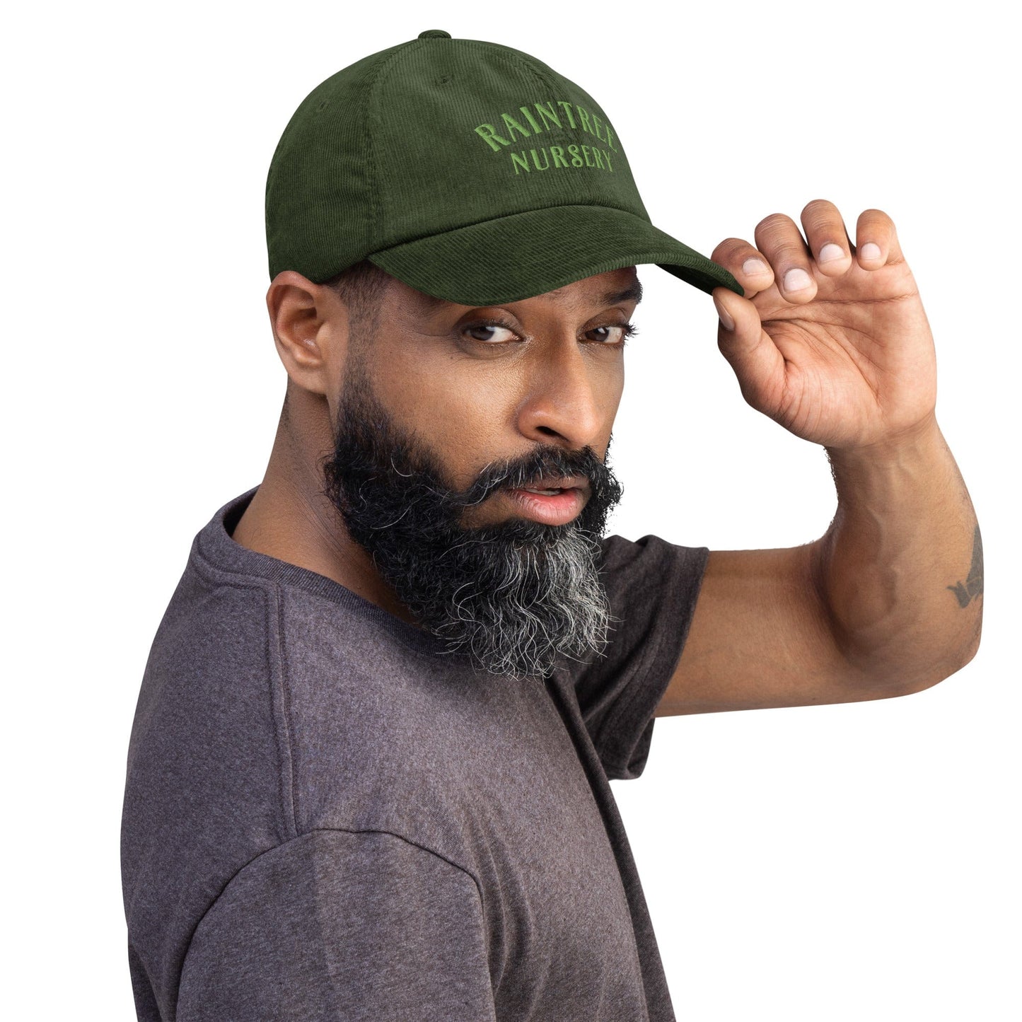 Winter Edition Corduroy Hat In Forest Green